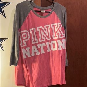 Long sleeve Pink T-shirt